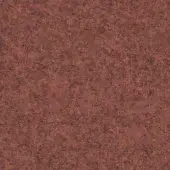 Reddish-brown fabric swatch with dense, granular texture and short fibers, displaying a white label with “bross fabric col. 64243” text.